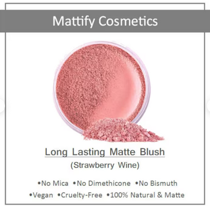 Matte Blush - Strawberry Wine (Medium Cool Pink)