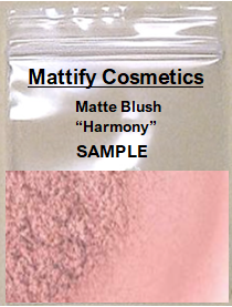 Matte Blush SAMPLE – Pale Pink for Light Skin Tones “Harmony”